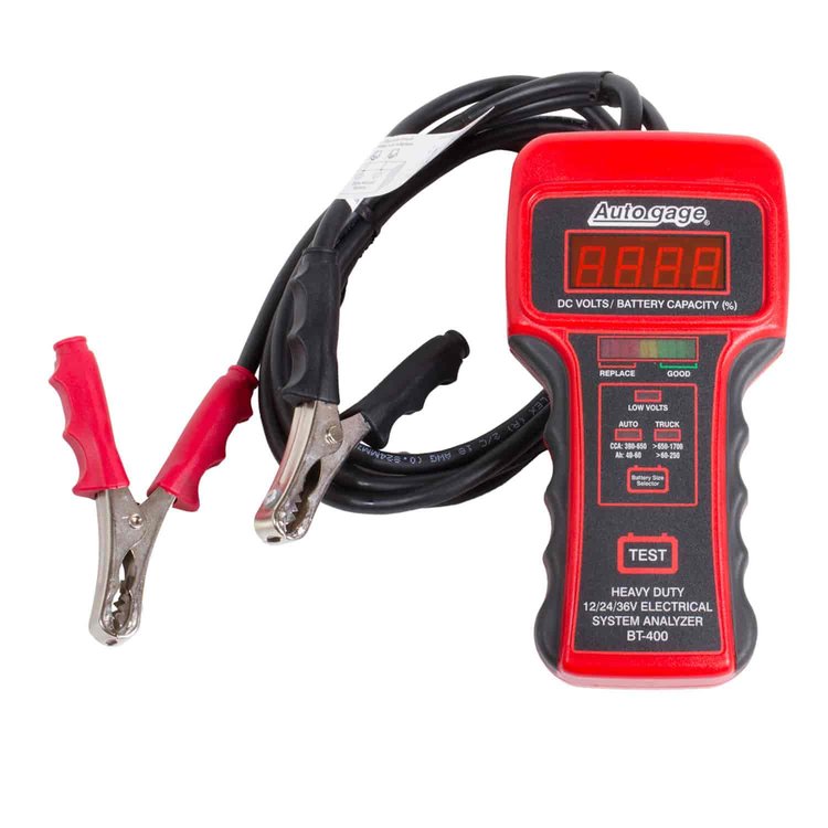 BATTERY TESTER 12V HEAVY DUTY AUTOGAGE