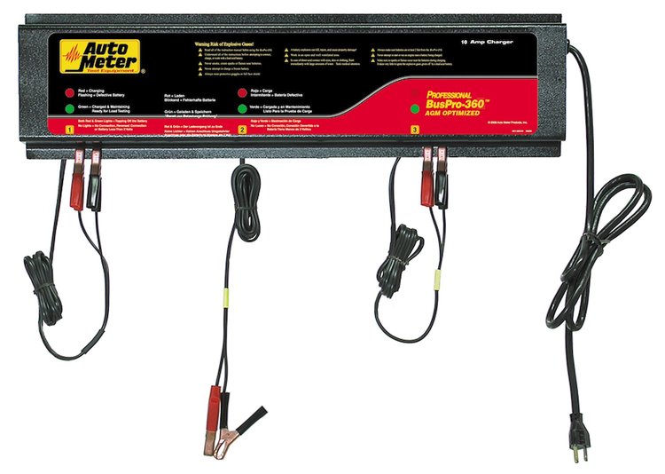 3 STATION CHARGER 10 AMPS/STATION 120V AGM