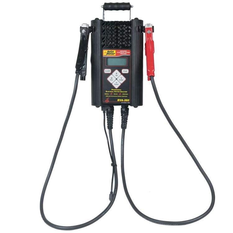BVA-260BR Iintelligent Hand Held Battery/Electrical System Analyzer CCA/AH, 6V & 12V, 120 AMP