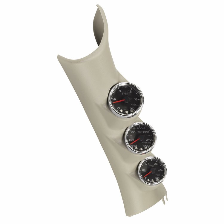 A-Pillar Triple Gauge Kit 2010-14 Dodge Ram