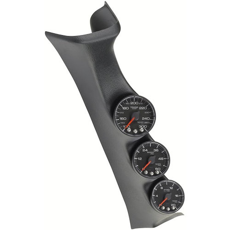 A-Pillar Triple Gauge Kit 2008-10 Ford Super Duty Powerstroke