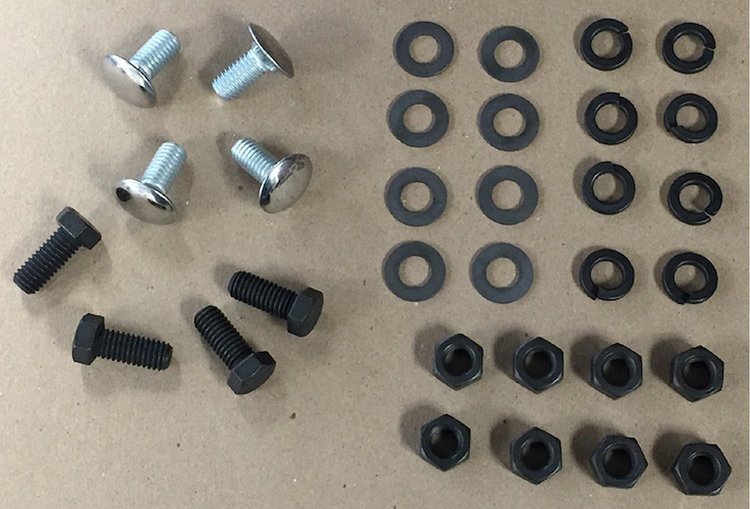 Front Bumper Mounting Bolts 1970-72 Chevy Chevelle