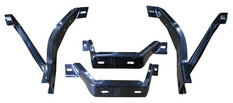 Front & Rear Bumper Mounting Brackets 1970-72 Plymouth Barracuda
