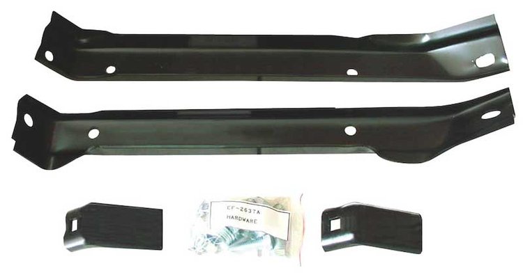 Front Bumper Bracket Set 1971-1972 Chevy C-Series Pickup Truck/Blazer 2WD/Suburban 2WD