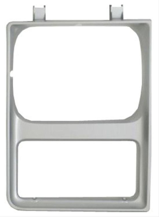85-87 Chev GMC Pickup & 85-88Blazer Jimmy Sub 88 CrewCab RH Gray Single Headlamp Bezel