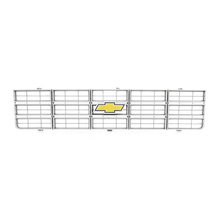 Grille Assembly 1977-1979 Chevy C/K Series Trucks, Blazer, Suburban - Argent Gray Finish