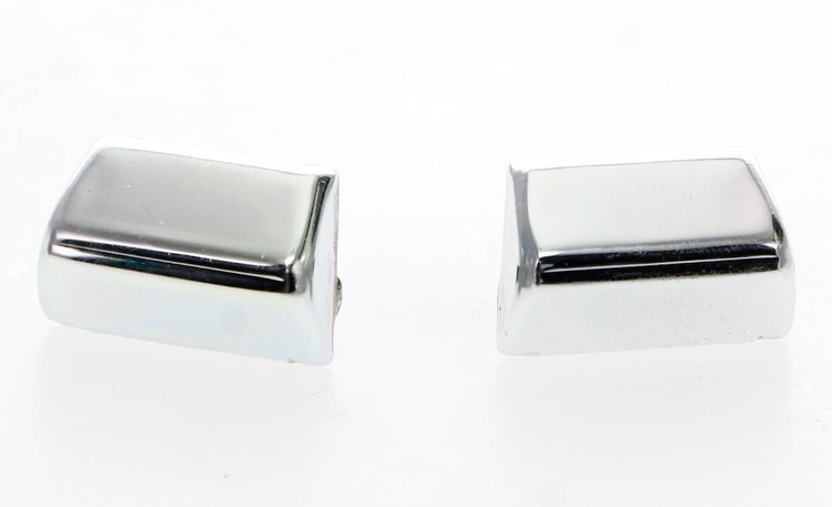 69 CV Chevelle upper outer Pr w/ hdwr Grille Molding