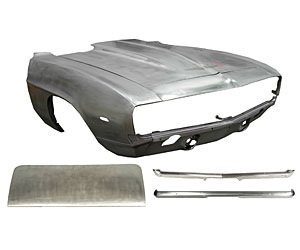Aluminum Body Panel Kit 69 Camaro Aluminum Body Kit 2IN. Hood