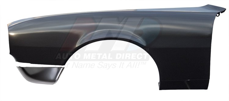 Front Steel Fender 1967 Camaro Standard