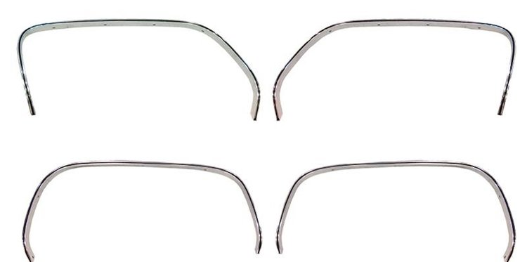 73-80 Chevy GMC Fleetside Pickup Blazer Jimmy Suburban Wheel Opening Molding 4pc Set