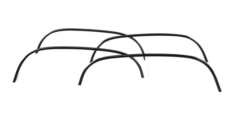 230-4088-SB Wheel Opening Molding Set Black for 1988-1998 Chevrolet GMC C/K Pickup