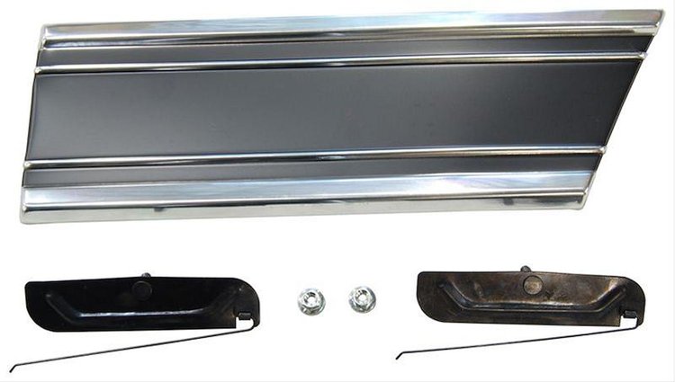 69-72 Chevy GMC Pickup BlazerJimmy RH Lower Rear Fender Molding-Black