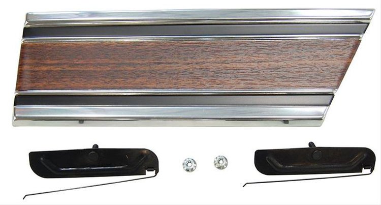 69-72 Chevy GMC Pickup BlazerJimmy RH Lower Rear Fender Molding-Woodgrain