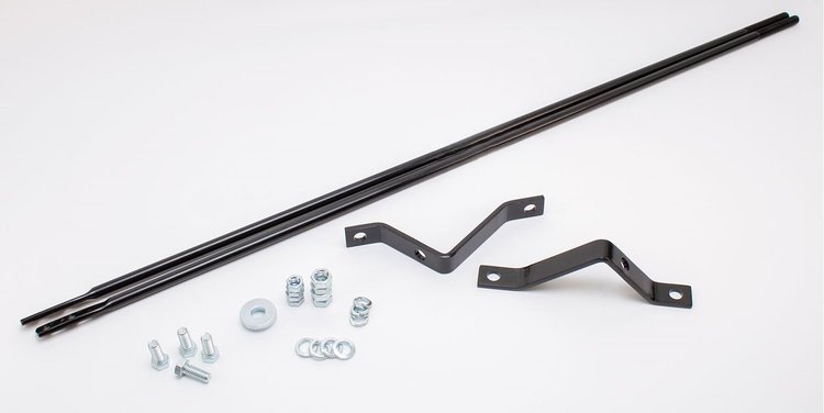 261-4047-P Fender to Firewall Brace Kit Black Pair 47-55 Chevy Trucks Suburban