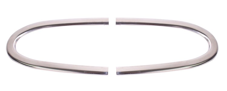 330-4548-S Front Hood Molding Set 2pcs 48-50 Ford F1 F2
