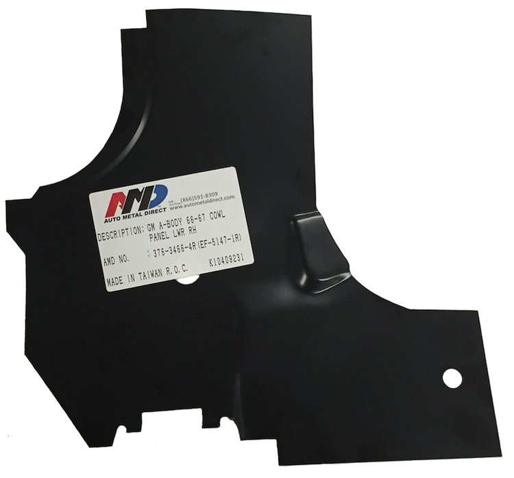 Hinge Panel 1966-67 Chevelle