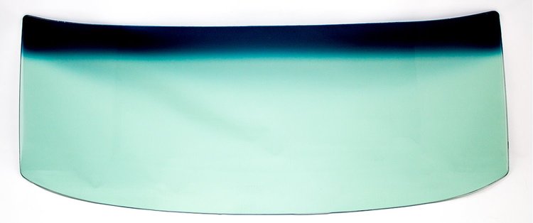 380-1067-T Windshield, Green Tint, 67-76 A-Body 2DR Hardtop & Convertible