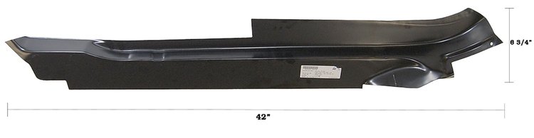 406-4073-L Full Inner Rocker Panel for 1973-1986 GM C/K Truck, 1987-1991 GM R/V Truck, Left/Driver Side