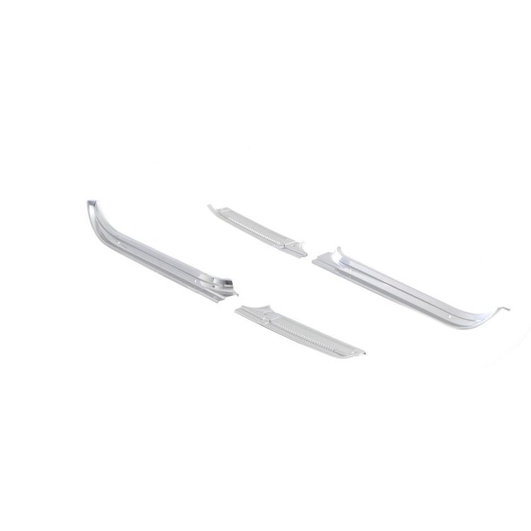445-4073-1AS Door Sill Plate Set Aluminum for 1973-1977 Chevrolet GMC C/K Truck