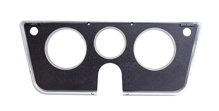 460-4069-3 Three-Hole Dash Bezel for 1967-1972 Chevy/GMC Pickup, Blazer, Jimmy, Suburban
