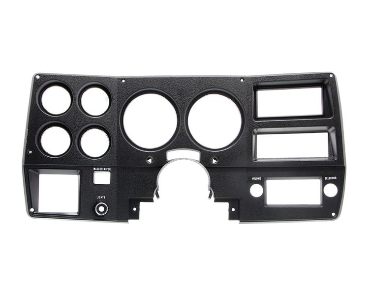 Dash Instrument Bezel for 1973-1974 GM Pickup, Blazer, Jimmy, Suburban [With A/C]
