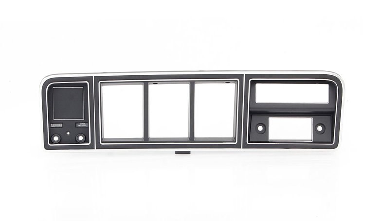 460-4573-B Dash Bezel Black w/o AC 73-79 Ford F100 F150 F250 F350 Truck, 78-79 Bronco