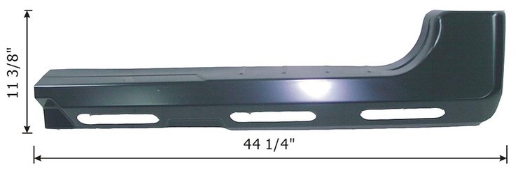 481-4099-1L Inner Cab Corner LH 99-07 Chevy GMC Silverado Sierra Extended Cab 3DR