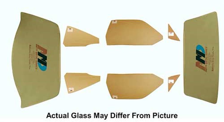 Complete Glass Set 1968-70 Dodge Coronet