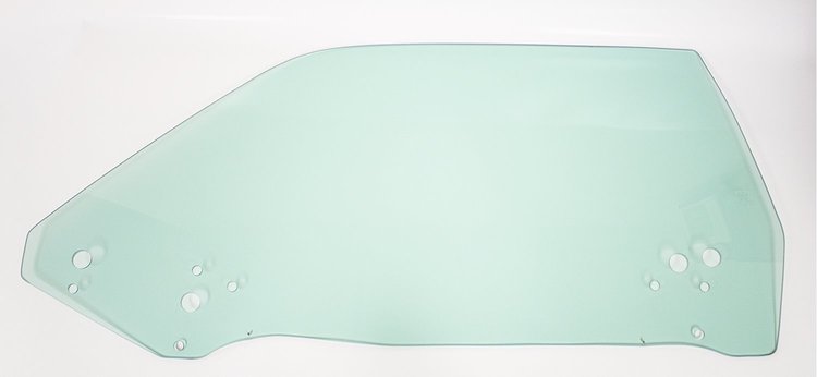 550-1570-TL Door Glass, Green Tint, LH, 70-74 E-Body Hardtop