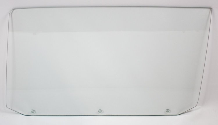 550-3464-3CL Door Glass w/ 3 Holes, Clear, LH, 65 GM A-Body Coupe
