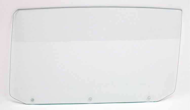 550-3464-3CVL Door Glass w/ 3 Holes, Clear, LH, 65 GM A-Body Convertible