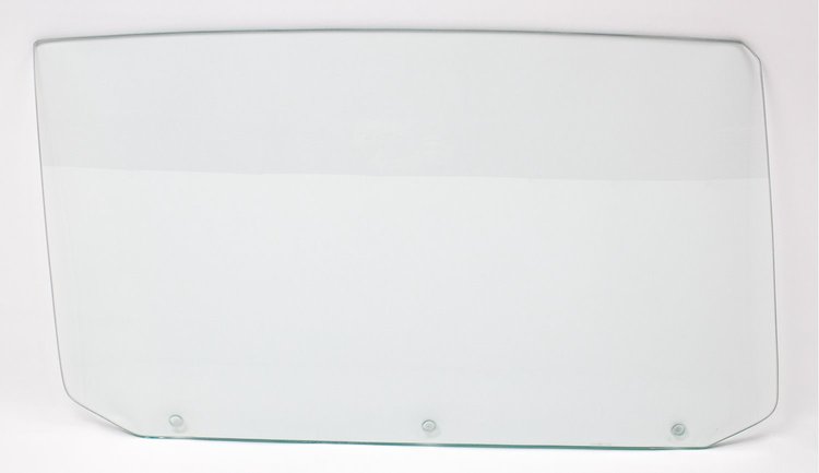 550-3464-3CVR Door Glass w/ 3 Holes, Clear, RH, 65 GM A-Body Convertible