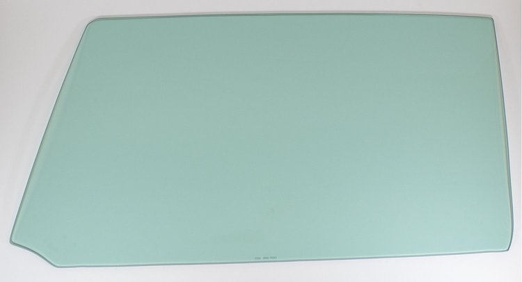 550-3466-TL Door Glass, Green Tint, LH, 66-67 Chevelle Coupe & Convertible