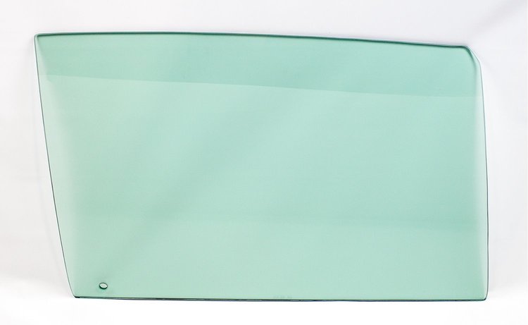 550-3468-TR Door Glass, Green Tint, RH, 68 GM A-Body Coupe & Convertible