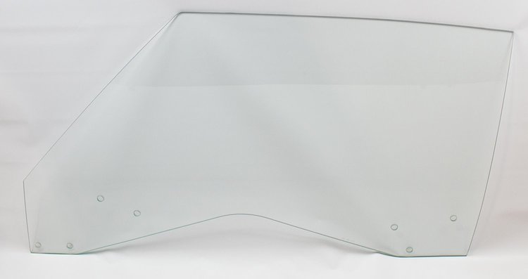550-3469-CL Door Glass, Clear, LH, 69 GM A-Body Coupe & Convertible; 69-70 Grand Prix