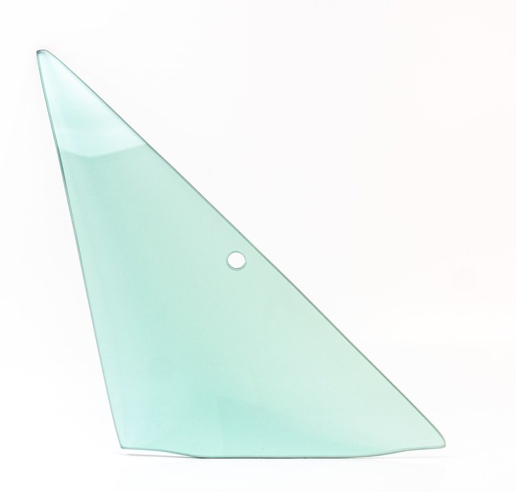 560-1466-TR Vent Glass Green Tint RH 66-67 Dodge Plymouth B-Body 2DR Hardtop, Convertible, 2/4DR Sedan & Wagon