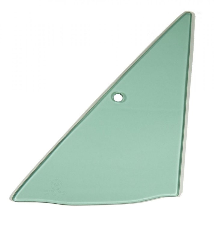 560-2067-TL Vent Glass, Green Tint, LH, 68-72 Dart