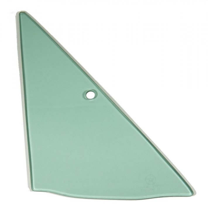 560-2067-TR Vent Glass, Green Tint, RH, 68-72 Dart