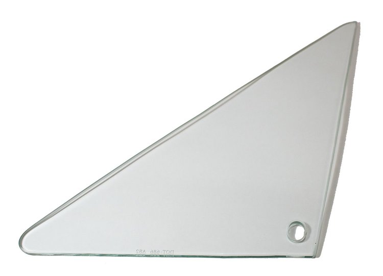 560-3466-CL Vent Glass, Clear, LH, 66-67 GM A-Body Coupe & Convertible