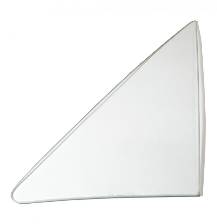 560-3468-CR Vent Glass, Clear, RH, 68 GM A-Body Coupe & Convertible