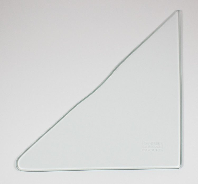 560-8963-C Vent Glass, Clear, LH or RH, 63-64 Ford Galaxie Fastback