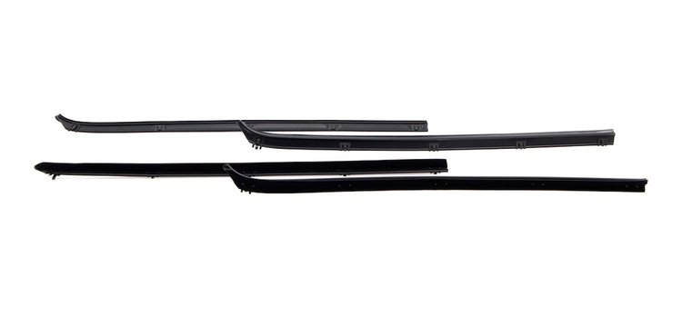 Front Door Window Felt Seal Kit Fits 1980-1993 Dodge Truck and Ramcharger