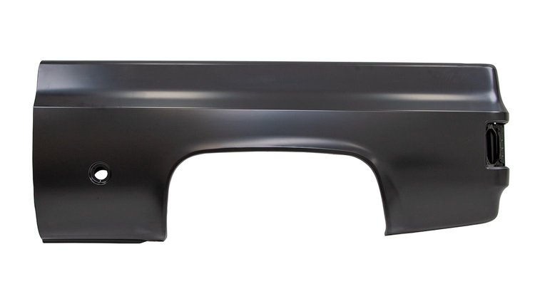 720-4076-62L Bedside OE Style w Round Gas Hole LH 76-78 Chevy GMC CK Fleetside Short Bed Truck