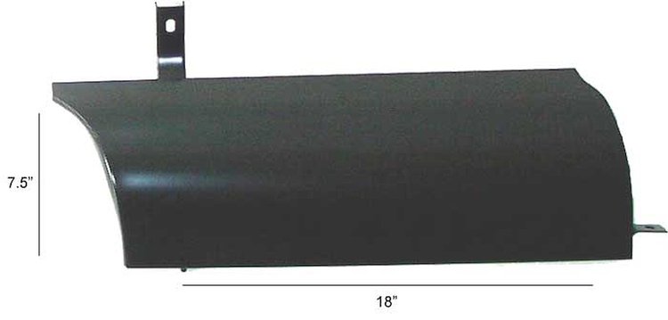 Rear Lower Door Pillar w/Support Brace for 1947-1953 GM Pickup Trucks w/Stepside, Short Bed [Right/Passenger Side]