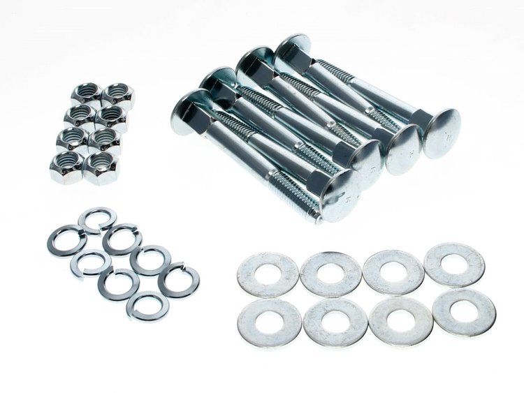 727-4073-1S Bed to Frame Mounting Kit 32pcs 8 Short Bolts 73-87 Chevy GMC C/K Squarebody Trucks Fleetside