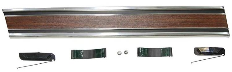 731-406926WR Front Lower Bed Molding Woodgrain RH 69-72 Chevy GMC C/K Short Bed Fleetside Trucks