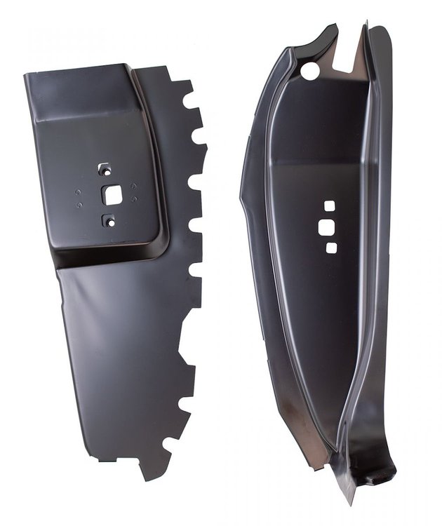 750-8468-R Door Jamb Lock Pillar w/ Reinforcement RH 68-69 Fairlane Torino 2DR & Convertible