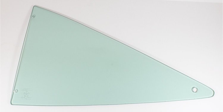 795-1468-TSL Quarter Glass, Green Tint, LH, 68-70 Plymouth B-Body 2DR Sedan (Post)