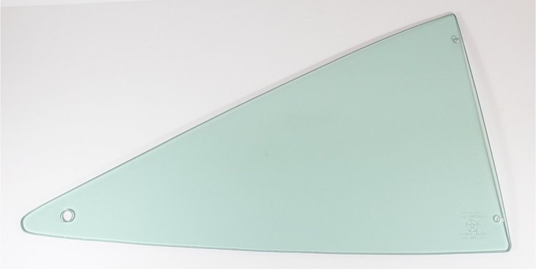 795-1468-TSR Quarter Glass, Green Tint, RH, 68-70 Plymouth B-Body 2DR Sedan (Post)