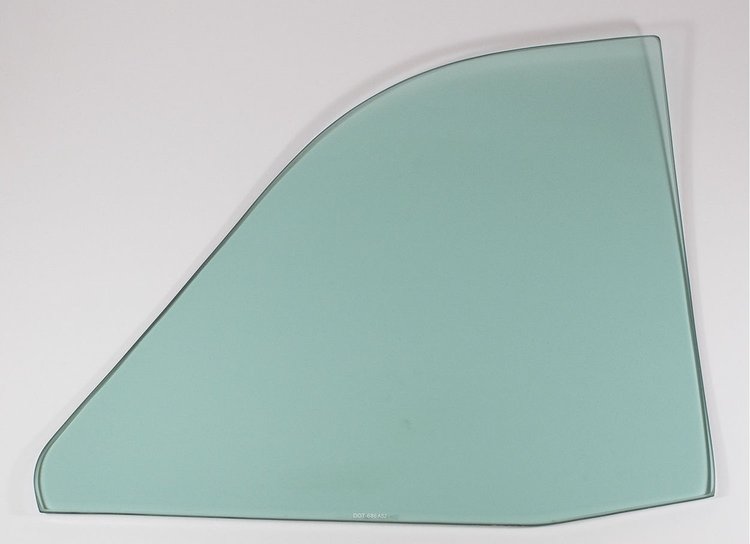 795-3464-TVL Quarter Glass, Green Tint, LH, 64-65 GM A-Body Convertible